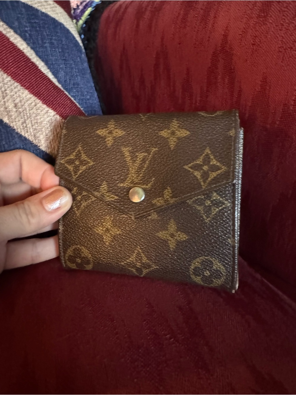 Louis Vuitton Monogram Compact Leather Wallet - Brown *note